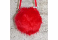 sac fluffy rouge poils courts sac fluffy rouge poils courts