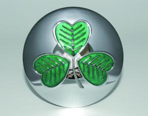 Broche Trèfle Chrome