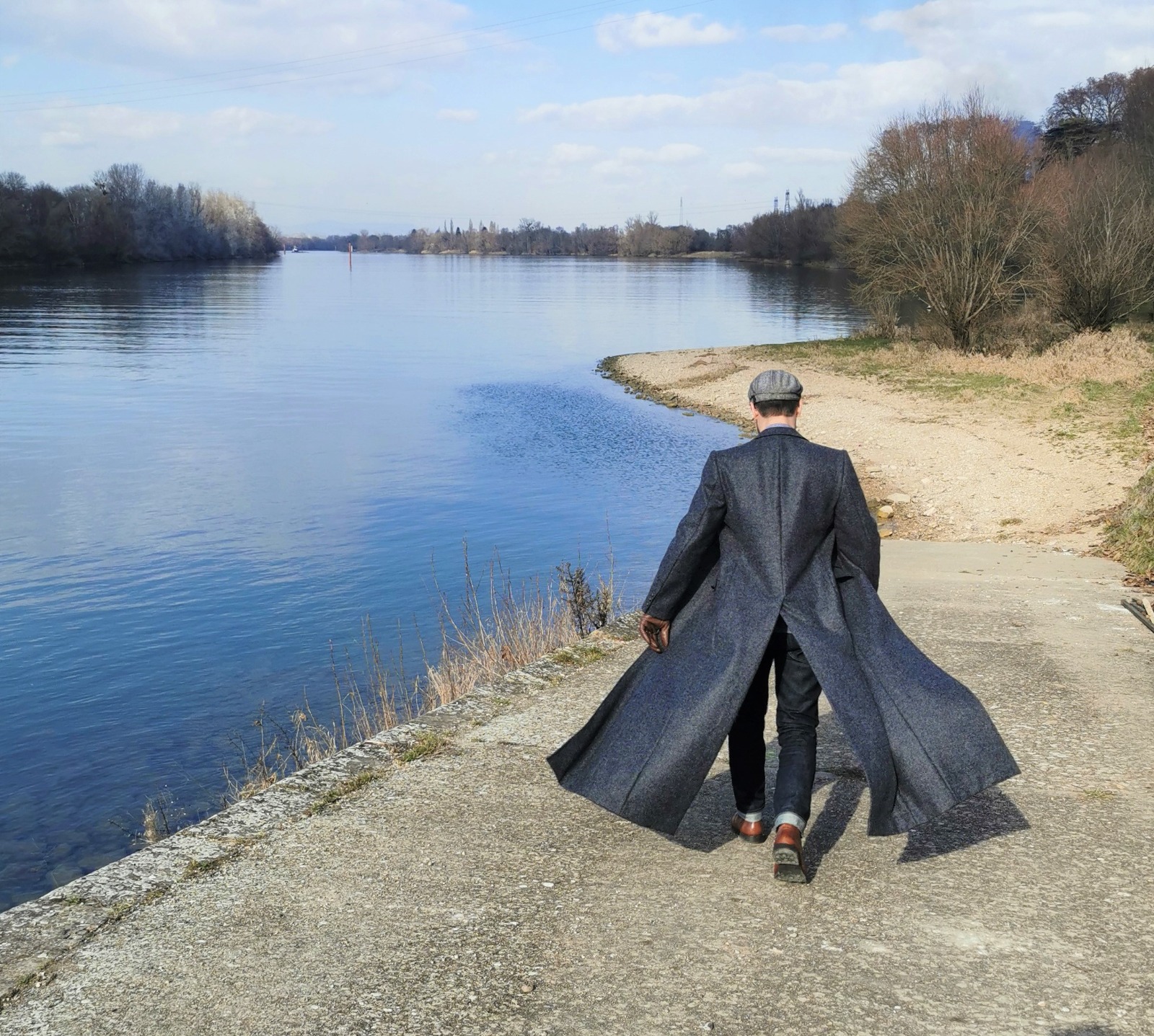 Manteau sur mesure confectionne par Picokilt
